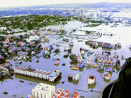 Flood-hit Chennai. PTI file photo