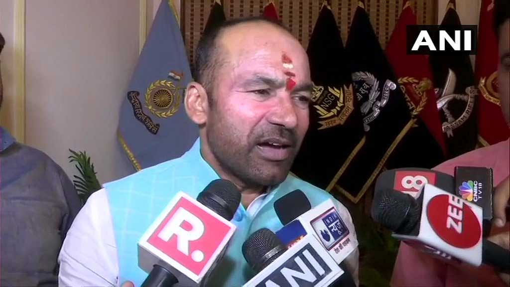 Union Minister of State for Home G Kishan Reddy. (ANI file photo)