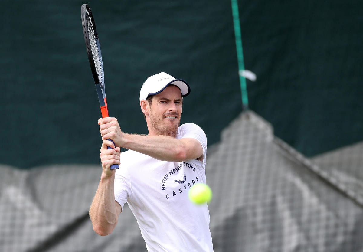 Murray, who is easing his way back into the sport following a radical hip resurfacing, will join forces with Williams in an all-star partnership when the draw is announced on Wednesday. (Reuters Photo)