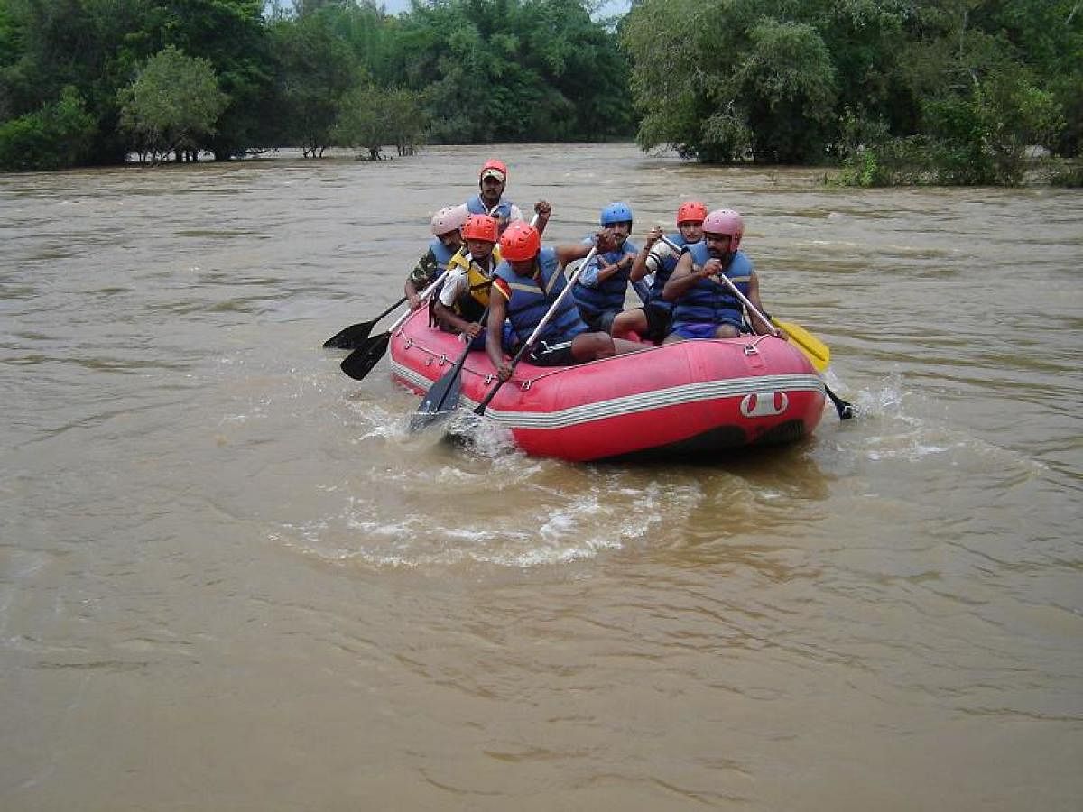 Rafting in River Cauvery in Kodagu district was banned following an untoward incident.