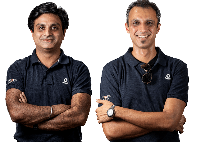 Dockabl co-founders Sanjeev Grover (L) and Samarth Masson (R).