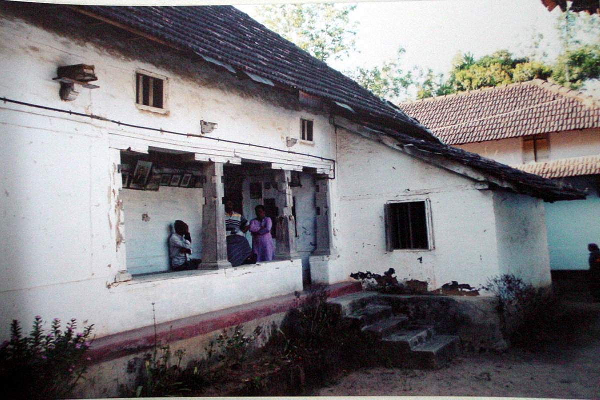 Ancient abode: The ancestral house of Mukkatira Ipanna, the sharpshooter, in Nalvathoklu village in Kodagu. Photo by Boverianda Chinnappa