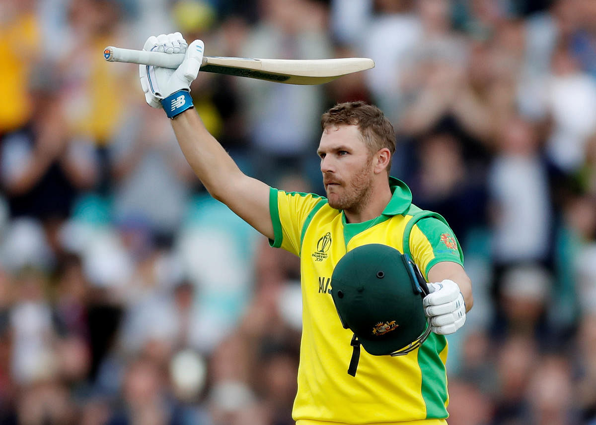 Aaron Finch is in fine form with the bat in this World Cup. Photo Credit: Reuters
