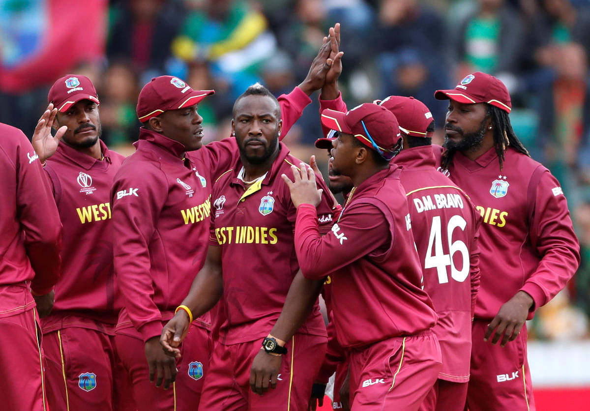 Andre Russell's injury has dealt West Indies a severe blow. Photo credit: Reuters 