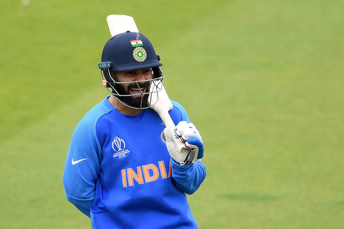 NO WORRIES: Captain Virat Kohli sports a cool look on the eve of India’s game against New Zealand at Trentbridge. AFP