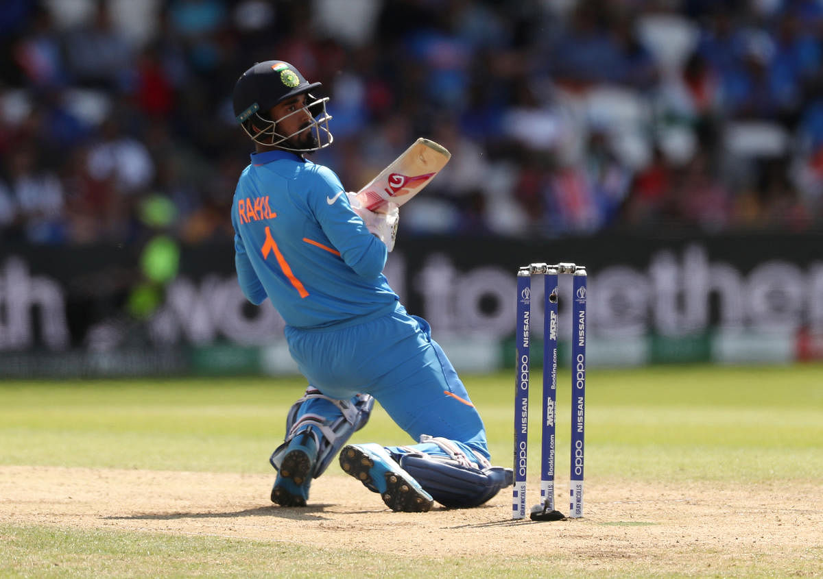 SUPERB: India’s KL Rahul en route his composed century against Sri Lanka at Headingley, Leeds on Saturday. reuters