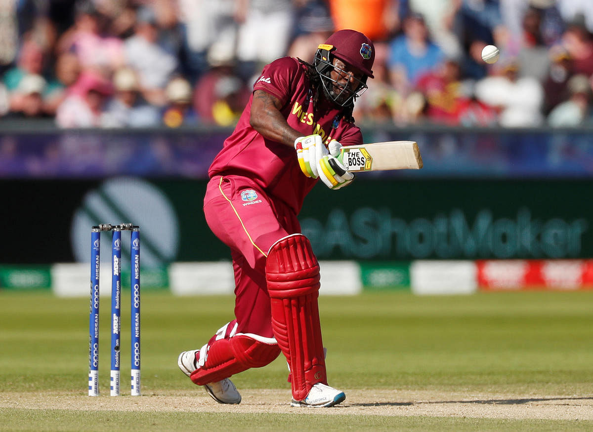 This is will be Chris Gayle's last World Cup match. Photo credit: Reuters