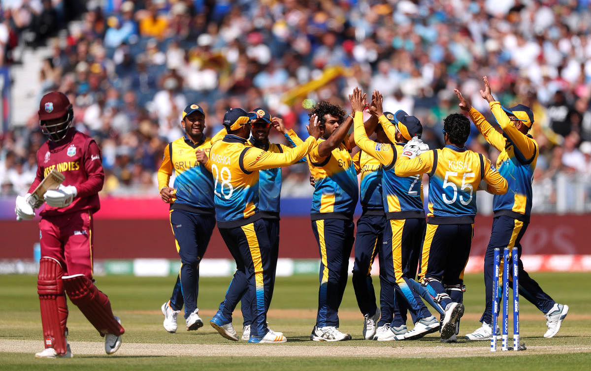 Sri Lanka would like to end their WC campaign on a high note. Photo credit: Reuters