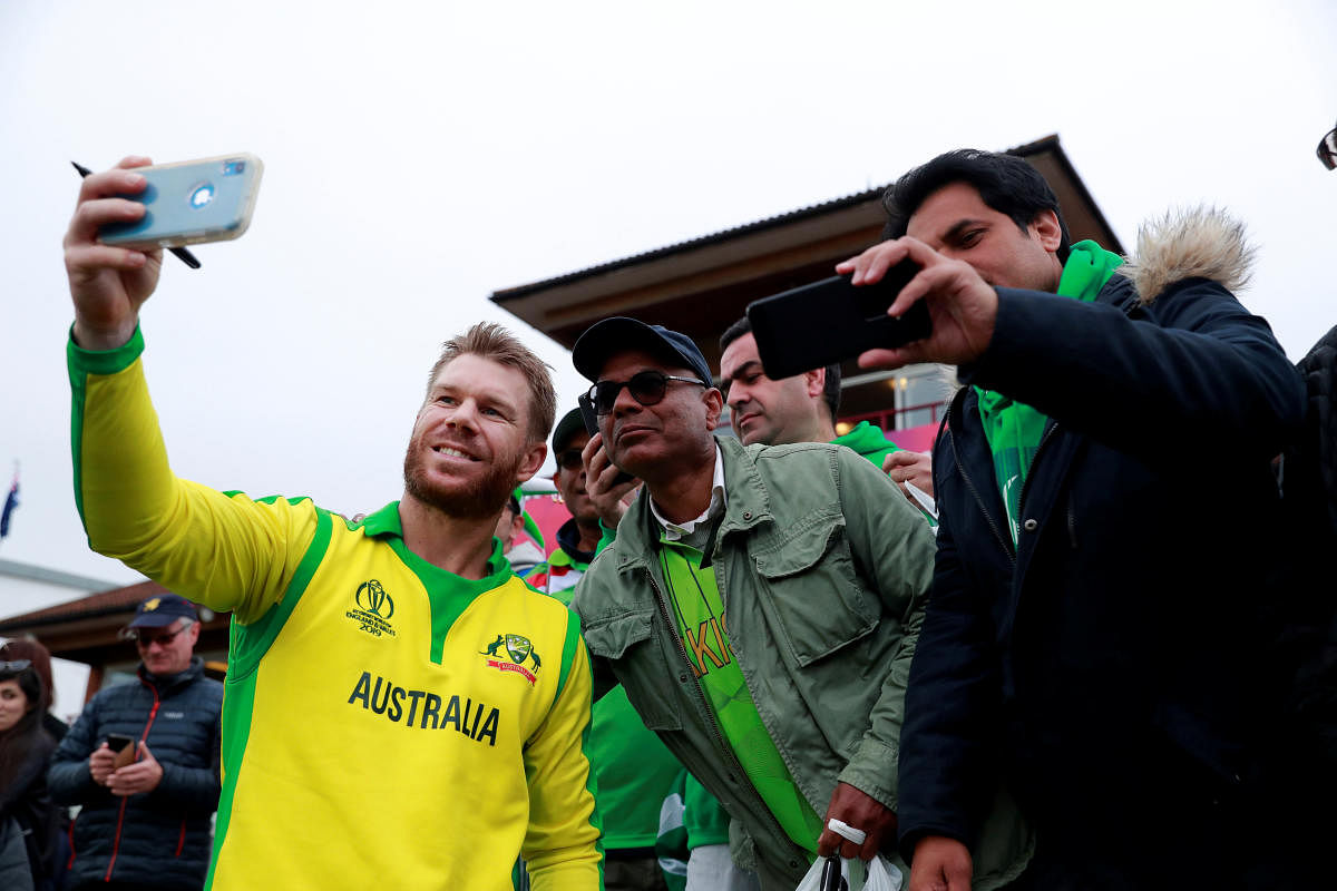 David Warner scored his first century for Australia post comeback. Photo credit: Reuters