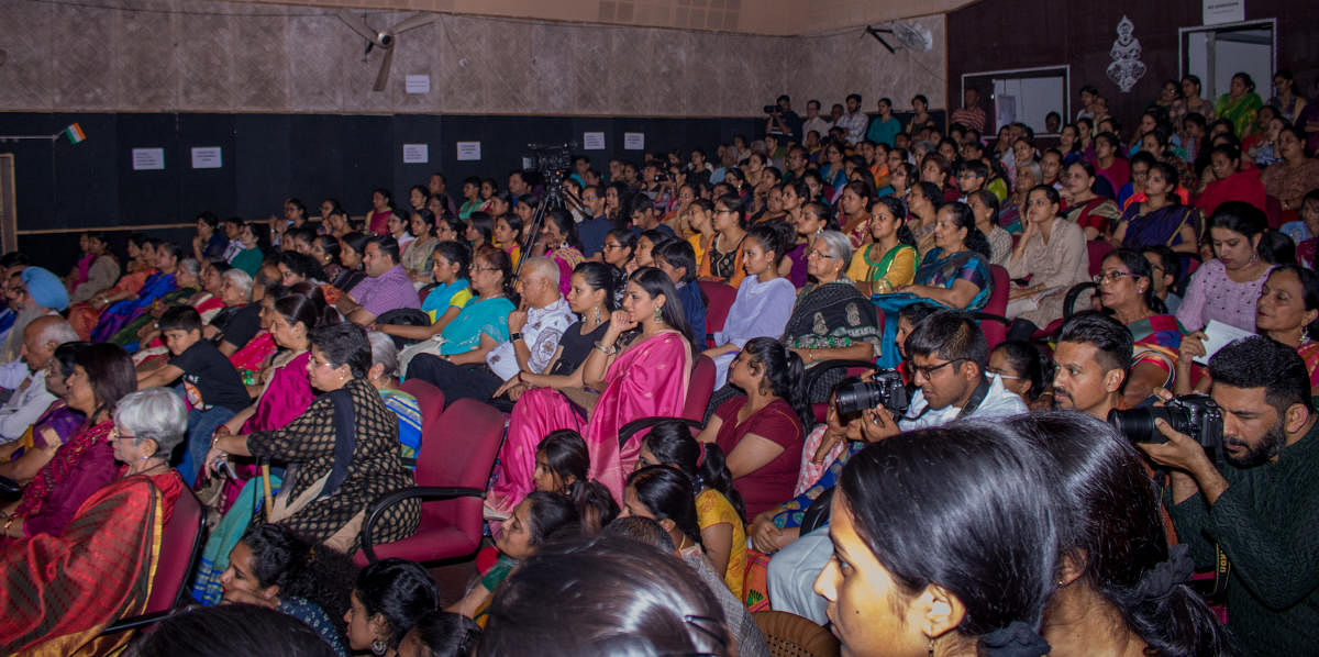 The event was held at Seva Sadan and saw audiences of all age groups from across the city.
