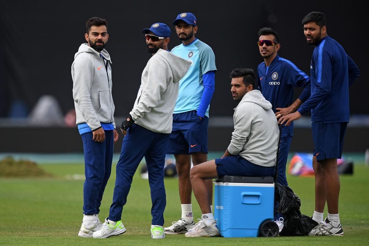 FROSTY RELATIONSHIP: The Indian team, which had a full-fledged training session in Southampton on Monday, lived up to their notorious reputation of not honouring the media. AFP     