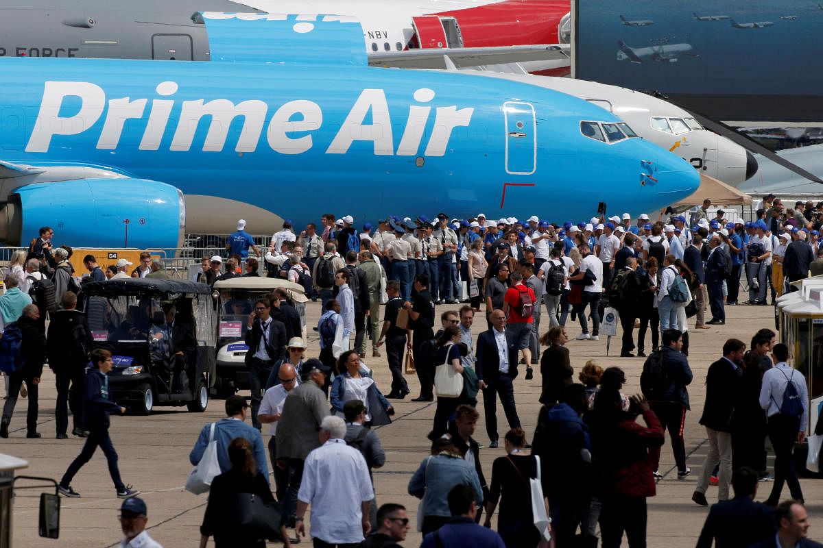 Amazon's aircraft fleet expansion is proving a boon for Israel Aerospace Industries (IAI). (REUTERS File Photo)