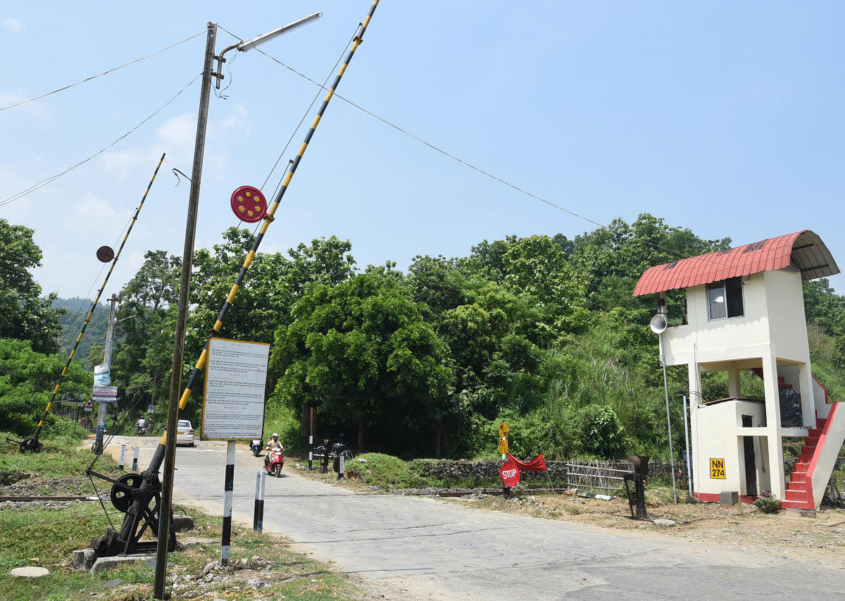 The honey bee sound system installed near a railway level crossing in Assam. Photo credit/ Northeast Frontier Railways.