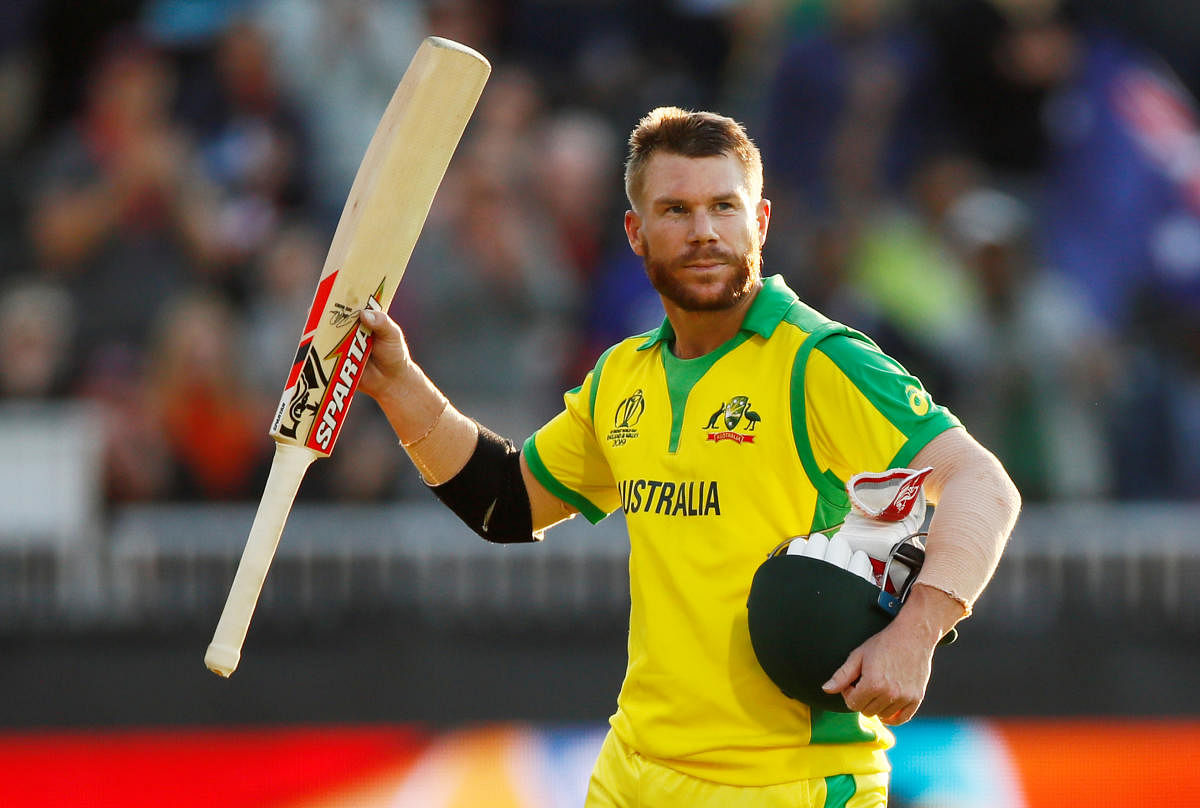 David Warner will look to maintain his sublime form in the semifinal as well. Photo credit: Reuters