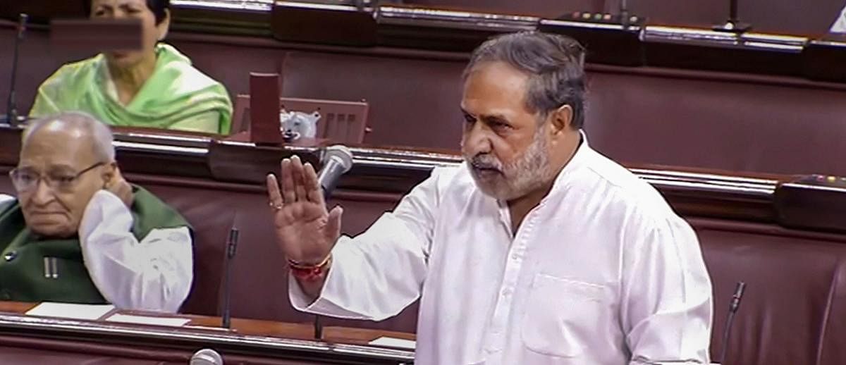 As soon as the House assembled, Congress Deputy Leader Anand Sharma said the BJP was "assaulting" democracy by indulging in destabilising the Karnataka government. (PTI File Photo)