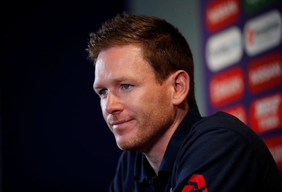 Cricket - ICC Cricket World Cup Semi Final - England Press Conference - Edgbaston, Birmingham, Britain - July 10, 2019 England's Eoin Morgan during the press conference Action Images via Reuters/Andrew Boyers