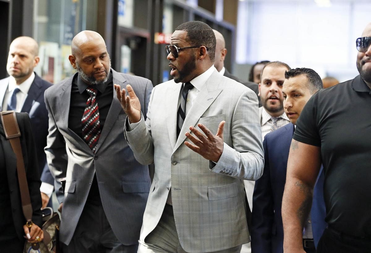 R. Kelly has been arrested on child pornography and other charges. (AFP Photo)