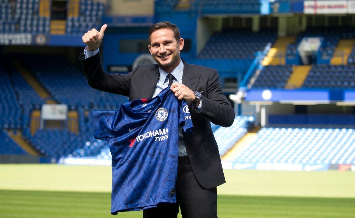Chelsea's newly appointed English head coach Frank Lampard. (AFP Photo)