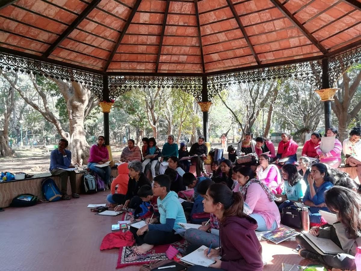 Training Session in progress. Photos by Ulhas Anand and Amith Kumar