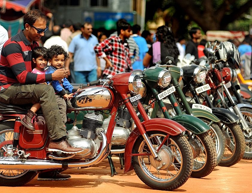 A picture from last year’s event. Many Jawa and Yezdi models are on display on Sunday.