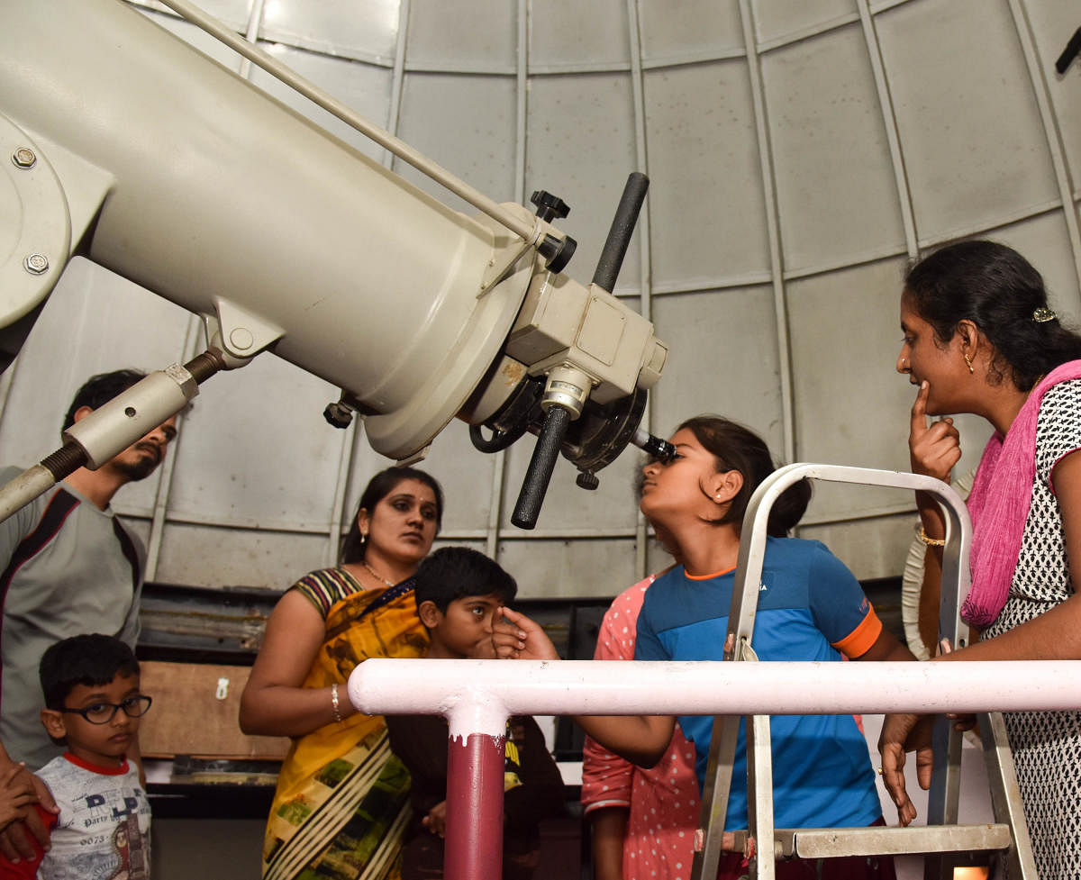 In order to educate high school students about Chandrayaan-2, the Jawaharlal Nehru Planetarium Science Club will hold an interactive awareness activity on July 14. DH PHOTO