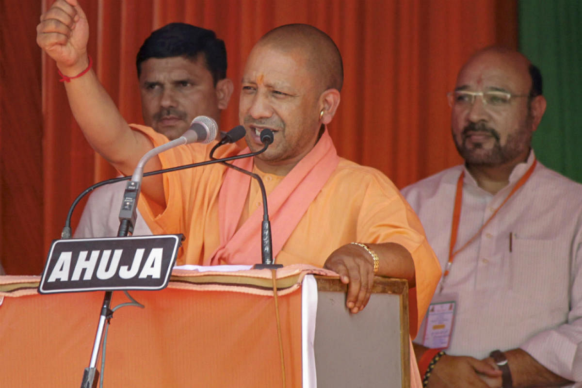 Adityanath was addressing the inaugural ceremony of the 'Smile Mashal Jyoti' event at his residence here. (PTI File Photo)
