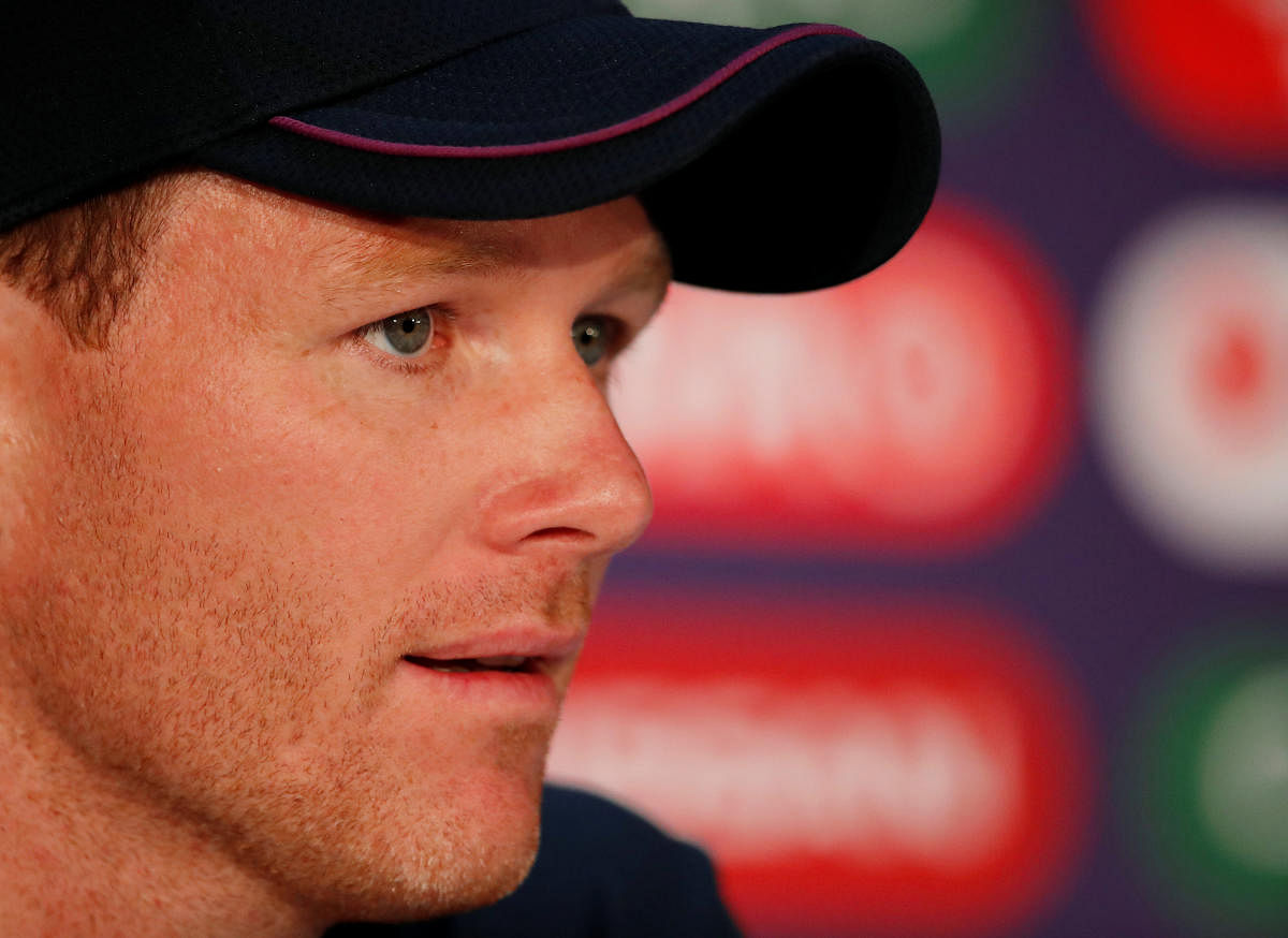 Cricket - ICC Cricket World Cup Final - England Press Conference - Lord's, London, Britain - July 13, 2019 England's Eoin Morgan during the press conference Action Images via Reuters/Andrew Boyers
