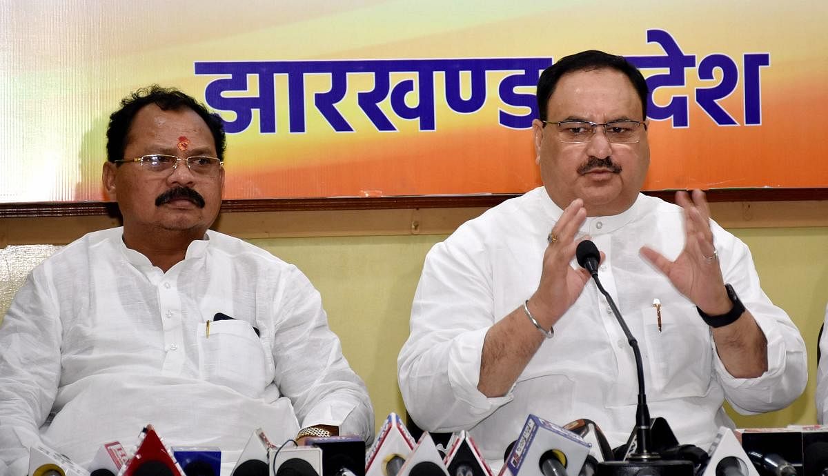 Nadda said a new "political culture" has emerged under Prime Minister Narendra Modi's leadership and those who are against the politics of 'vote bank and dynasty' are welcome to the BJP which is now an "all-pervasive" party. (PTI Photo)