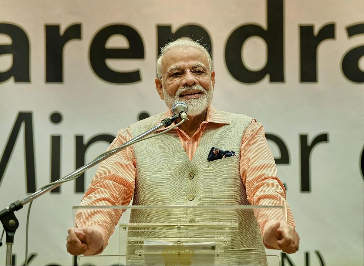 Community leaders said the dates for the prime minister's address has not been finalised yet, but they have been asked to make preparations for a potential address of Modi in Houston on September 22. (PTI File Photo)