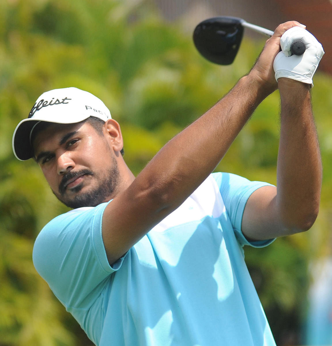 Gaganjeet Bhullar was the best Indian despite a firing a poor 72 in the second round of the Volvo China Open in Beijing on Friday. DH File Photo