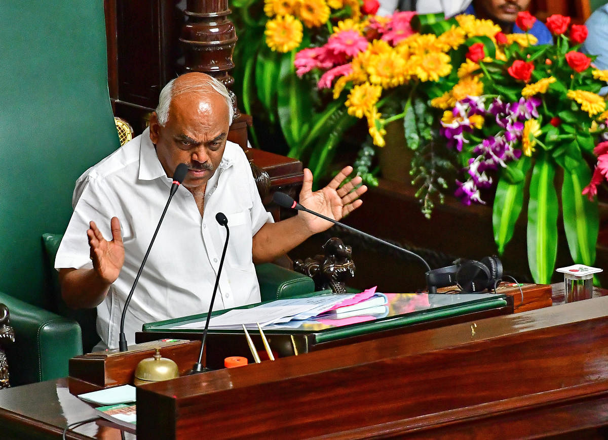 Speaker K R Ramesh Kumar. (DH Photo)