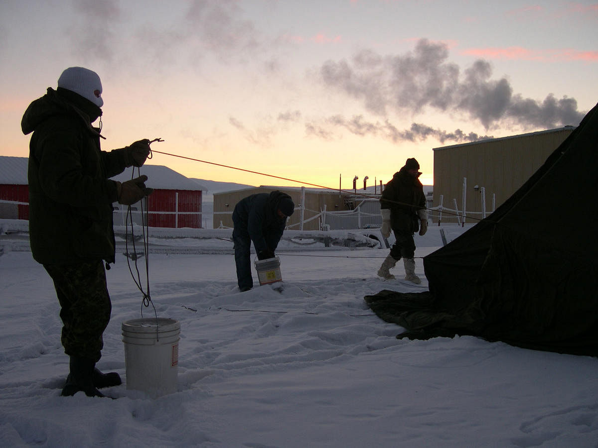 The northernmost settlement recorded its highest temperature (AFP File Photo)
