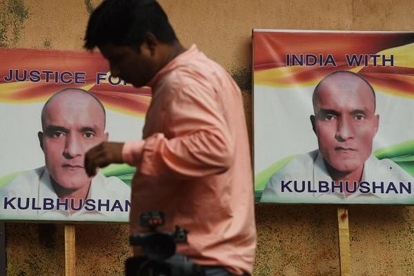 The International Court of Justice has stayed the death sentence of Kulbhushan Jadhav. Photo credit: AFP