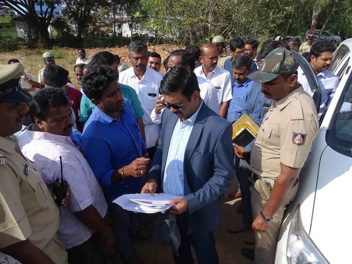 Deputy commissioner of Bengaluru Urban district B M Vijayashankar carried out eviction drive in various taluks of the district and reclaimed 25.26 acres of government land.