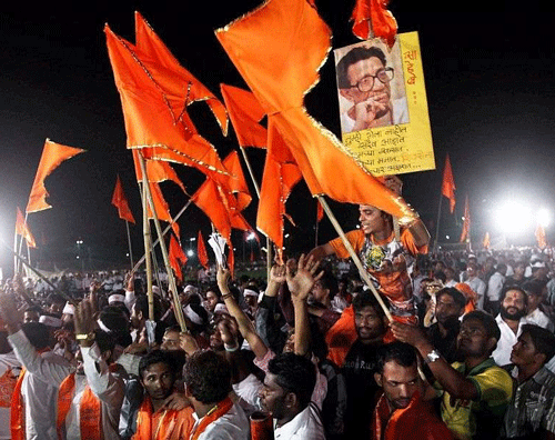 The BJP-Shiv Sena alliance in Maharashtra looks set for an impressive performance, leading in 30 of the total 48 seats as per early trends. PTI File Photo