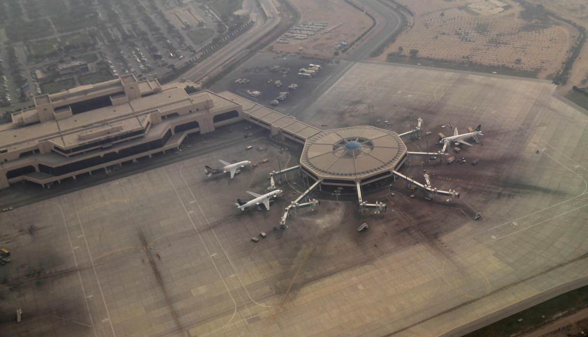 An arial view of the airplane hub at the airport in Karachi, Pakistan February 3, 2017. (REUTERS File Photo)