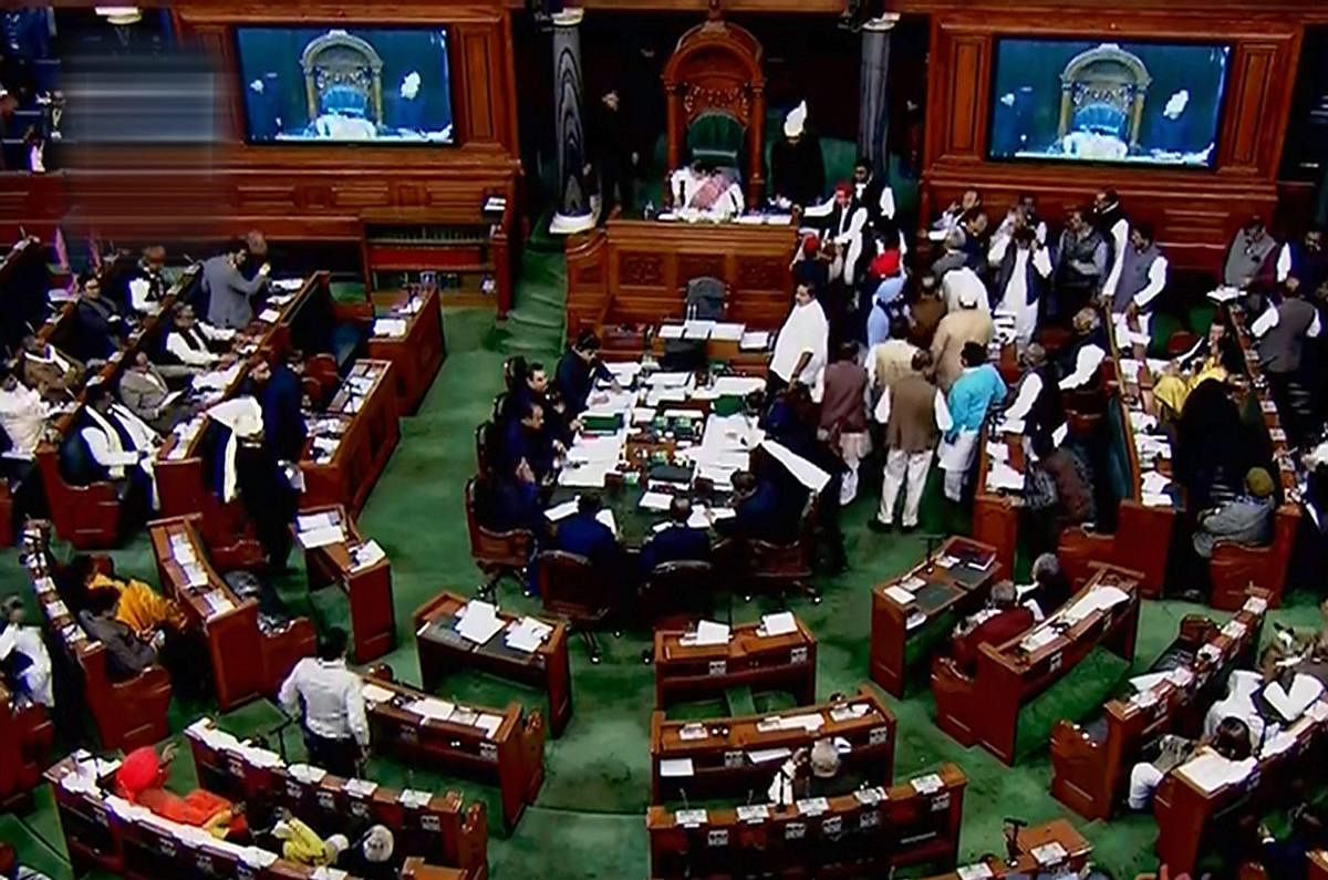 Despite protest and walkout by the Congress and other Opposition parties, the government on Friday introduced a bill in the Lok Sabha that seeks to do away with the existing parity between Information Commissioners and Election Commissioners in terms of tenure and service conditions.