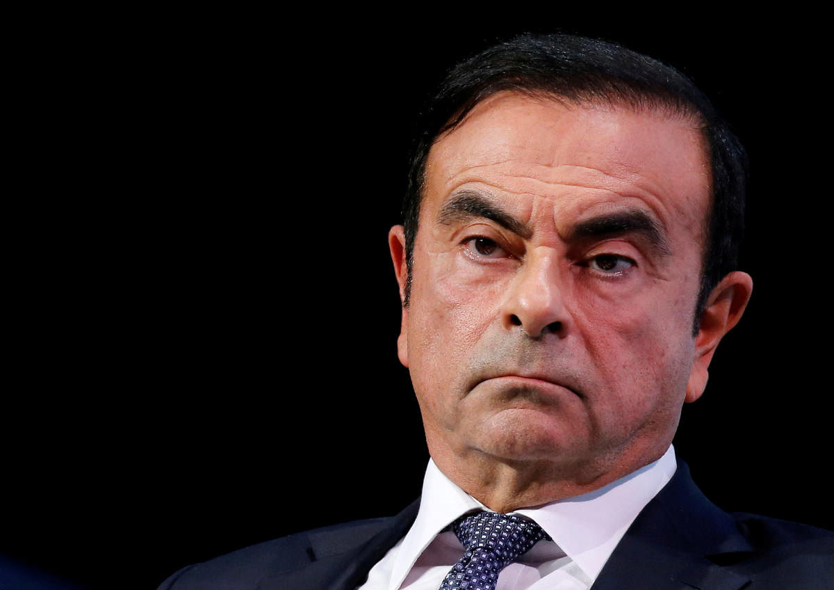Ghosn is seeking 15 million euros ($16.8 million) in damages from the carmakers, as grave mistakes were made when he was sacked, NRC reported, citing his lawyer. (Reuters File Photo)