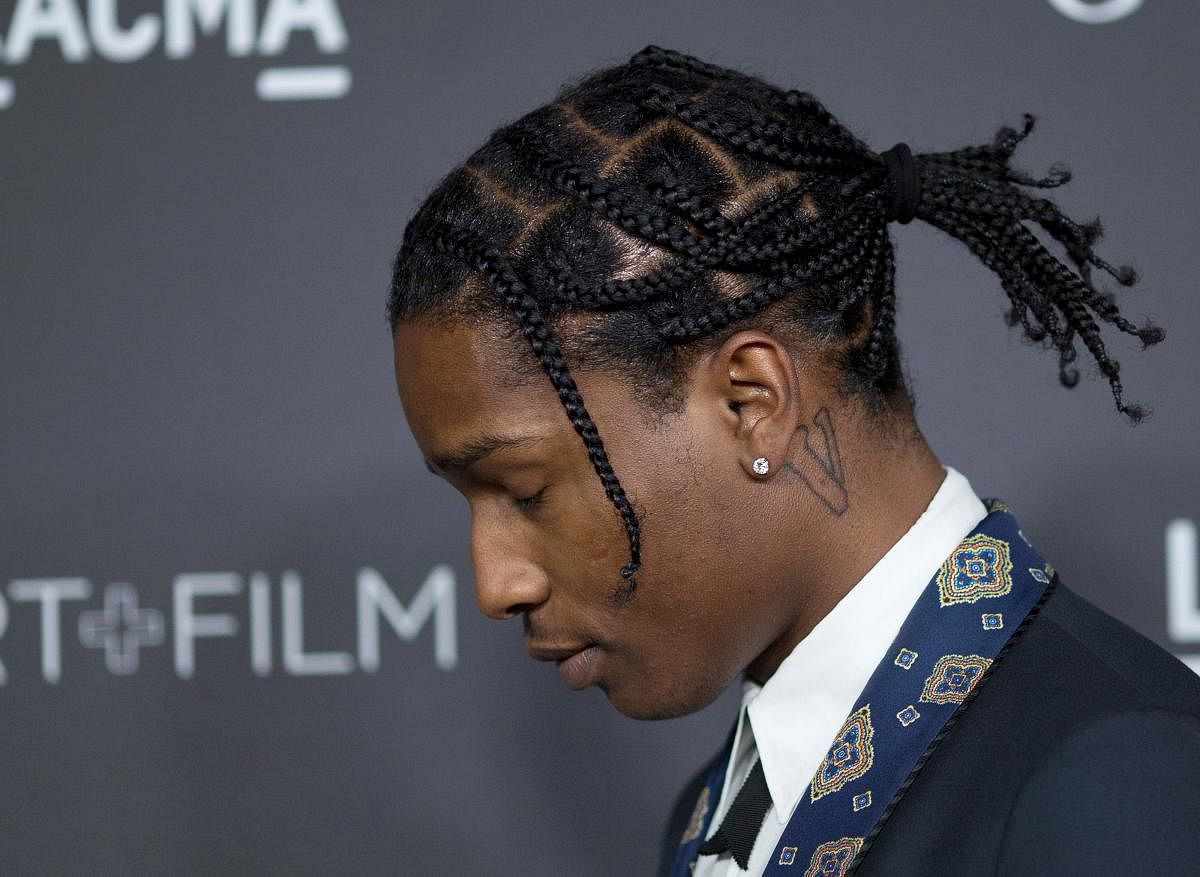 A Stockholm court on Friday ordered the Harlem rapper to stay in custody in Sweden for another week while an investigation is completed into an alleged assault during a street brawl. "I have been called by so many people asking me to help ASAP Rocky," Trump told journalists in the Oval Office. (AFP File Photo)