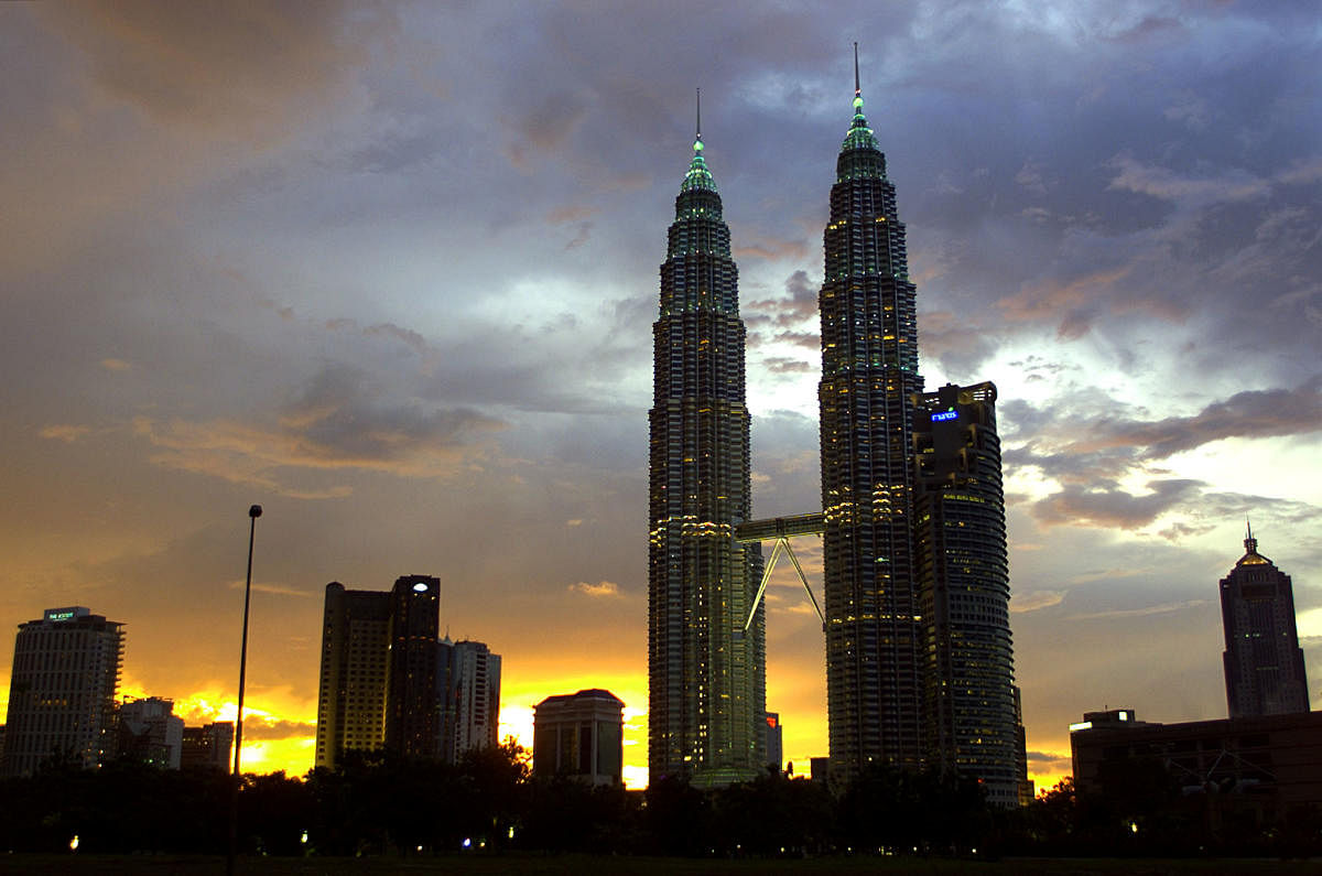 The Petronas Twin towers were the tallest in the world when built (AFP File Photo)