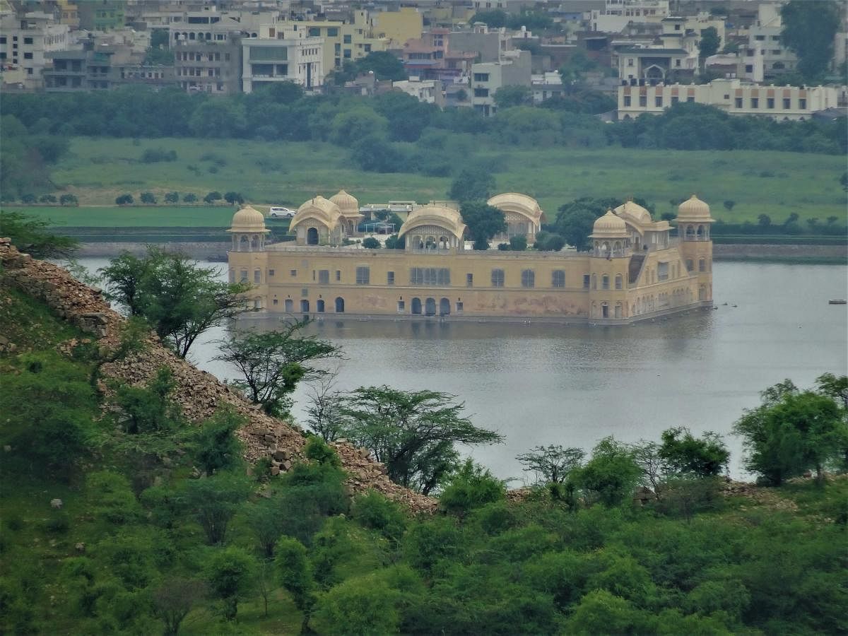 BUOYANT Jal Mahal. PHOTOS BY AUTHOR