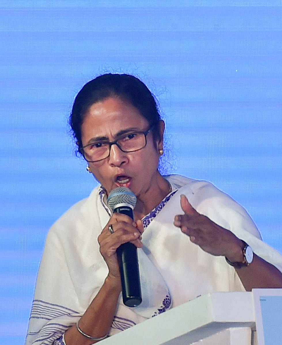 Addressing the Martyrs' Day rally here, the Trinamool Congress (TMC) chief accused the saffron party of luring TMC MLAs with money and other perks. (PTI File Photo)
