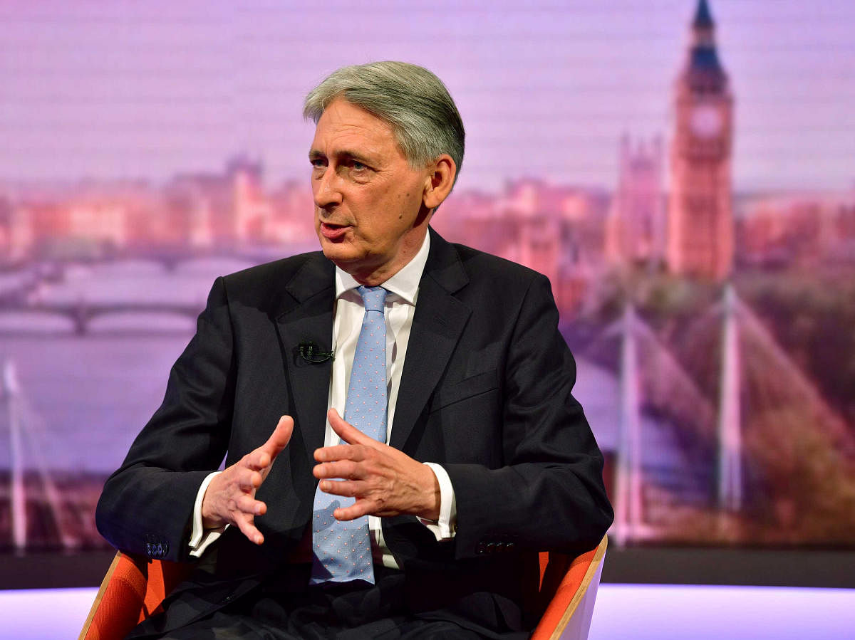 British finance minister Philip Hammond (Reuters Photo)