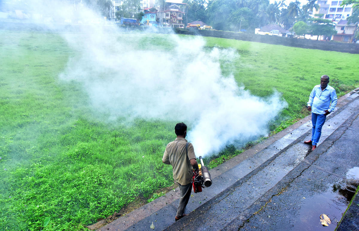 Fogging was taken up in the Gujjarakere area as a preventive measure to check dengue on Sunday.
