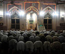 Muslims offer special evening prayer 'Taraweeh' at the first night of holy month of Ramadan in Karachi , Pakistan, on 20, July 2012. AFP