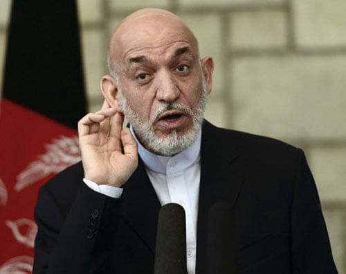 At a press conference in Kabul with British Prime Minister David Cameron over the weekend, President Hamid Karzai (in pic)  said efforts had been made during the past six months to impose federalism on Afghanistan through the Taliban or by handing over one or two places to the militant group under a power-sharing scheme.