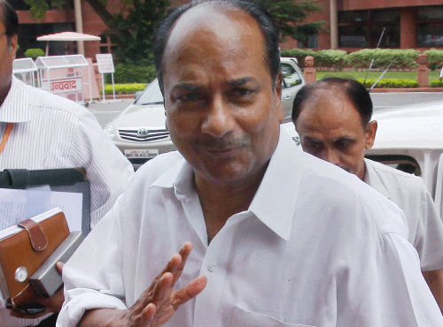 Union Defence Minister A K Antony. PTI photo