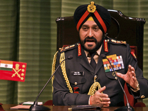 Pakistan today described Indian Army chief Gen Bikram Singh's remarks about retaliating against any possible ceasefire violations on the LoC as ''provocative and unfortunate'' PTI photo of Indian Army chief Gen Bikram Singh