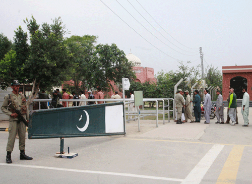 At least 21 people, including a suicide-bomber, were arrested on Monday and explosives and a suicide vest recovered from the Wagah border area as entire Pakistan was put on red alert after 61 people were killed in a deadly terror attack at the Indo-Pak land border crossing. Reuters photo