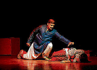 Intense Scene from the Pakistani play Guddo.